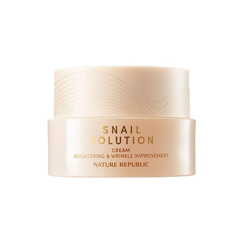 NATURE REPUBLIC Snail Solution Cream 52ml - Glam Global UK