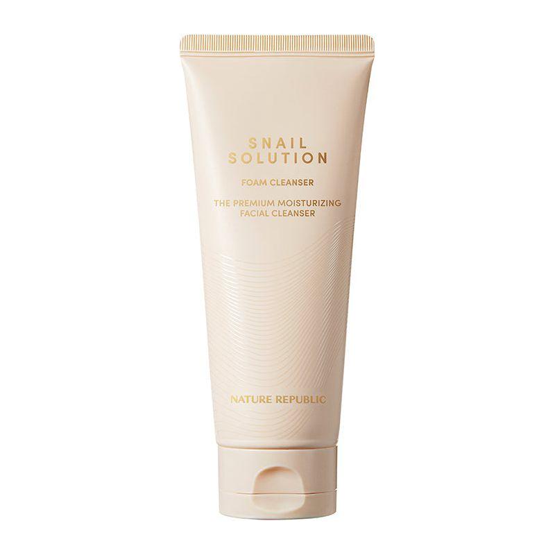 NATURE REPUBLIC Snail Solution Foam Cleanser 150ml - Glam Global UK