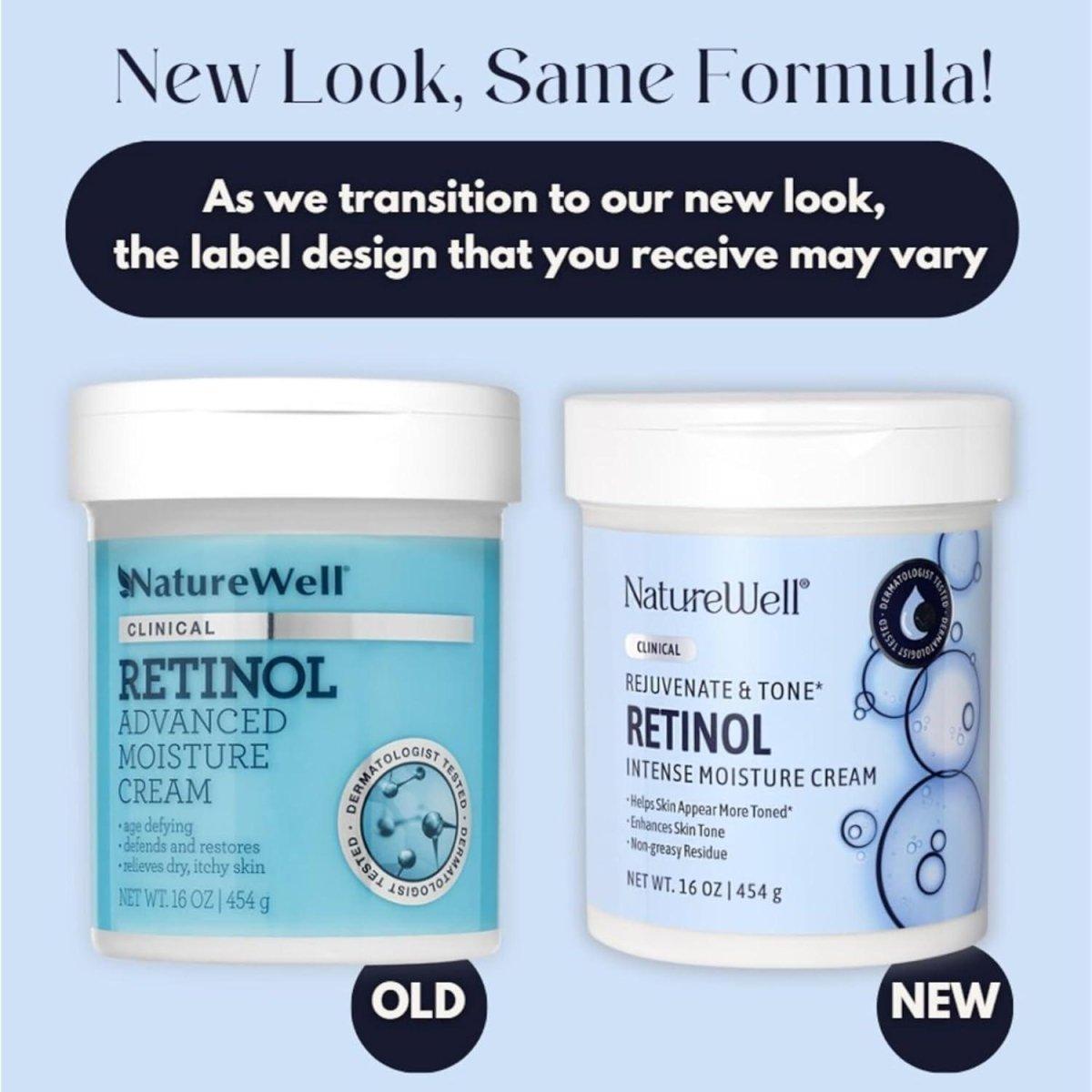 Nature Well Clinical Retinol Advanced Moisture Cream - 454g - Glam Global UKNature Well