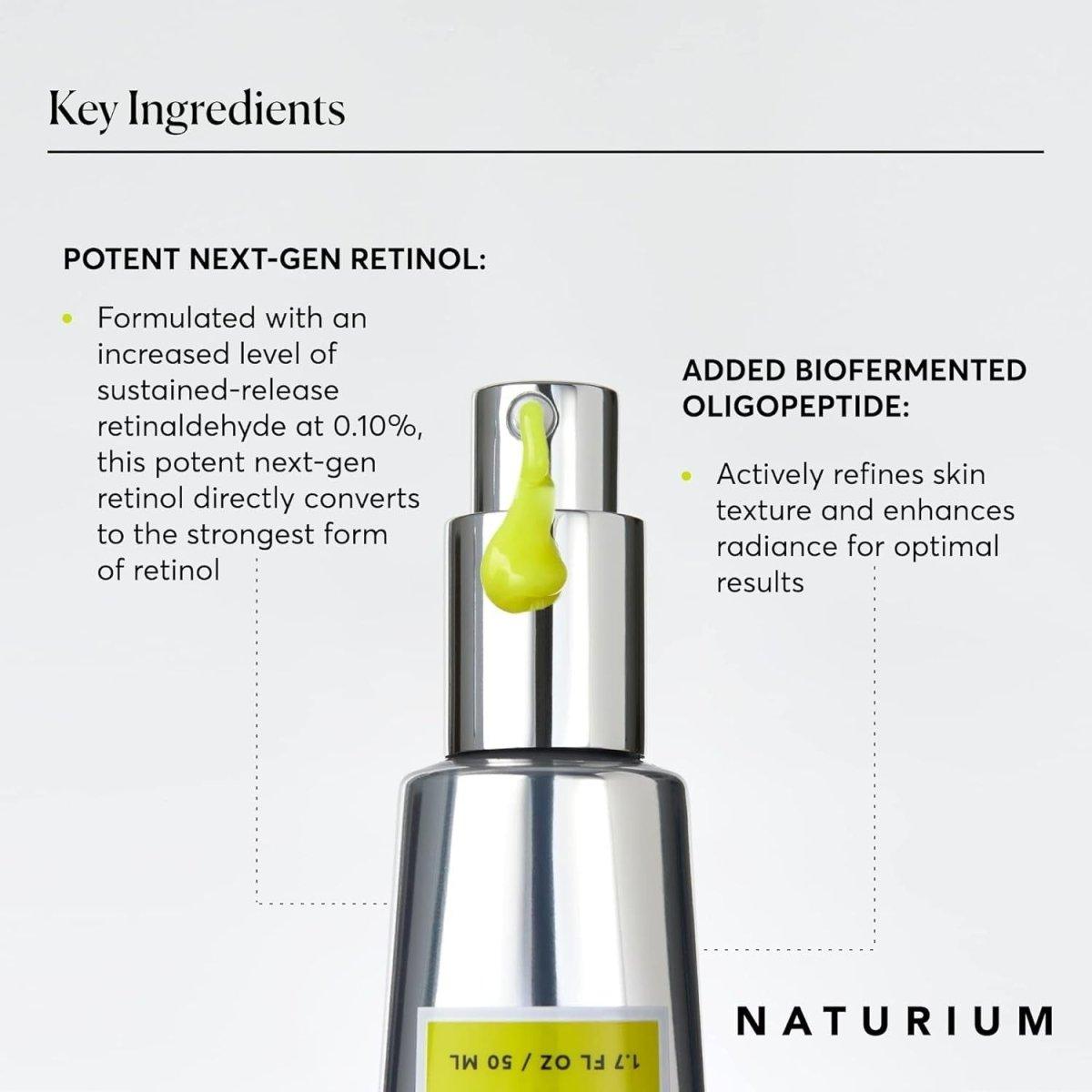 Naturium Retinaldehyde Cream Serum 0.10% 1.7 fl oz - 50 ml - Glam Global UKNaturium