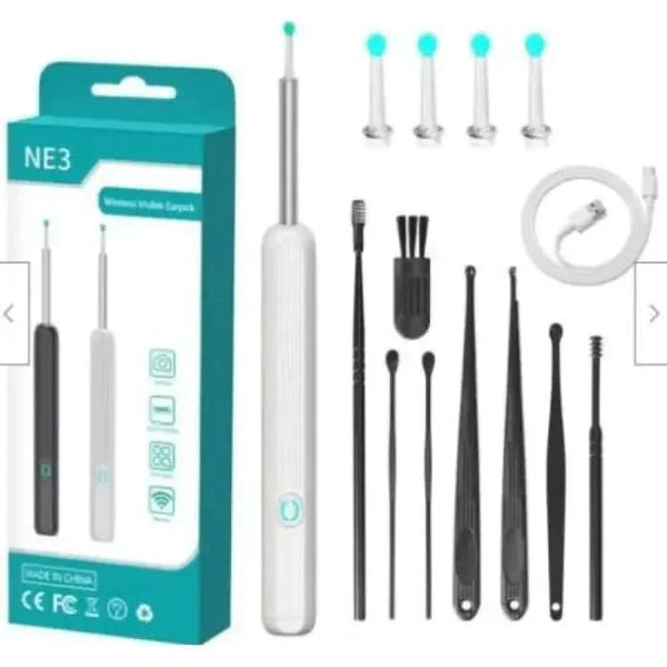 NE3 Wireless Ear Cleaner with Camera & LED Light for iPhone - Glam Global UKGlam Global UK