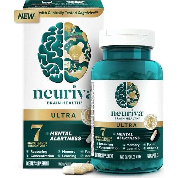 Neuriva ULTRA Decaffeinated Brain Supplement - 60Ct Capsules - Glam Global UKNeuriva