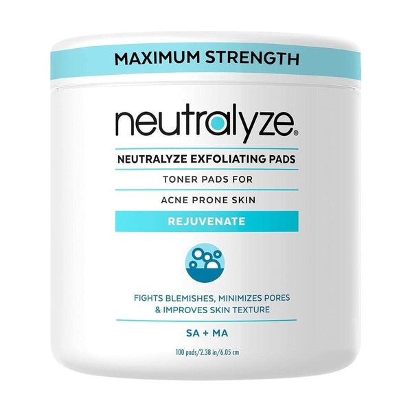Neutralyze Exfoliating Pads - 100 Pads - Glam Global UKNeutralyze