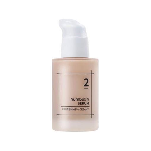 numbuzin No.2 Creamy 43% Protein Serum 50ml - Glam Global UK