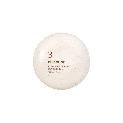 numbuzin No.3 Skin-Soft Ceramic Sun Cushion SPF50+ PA++++ 20g - Glam Global UK