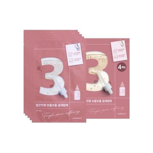 numbuzin No.3 Tingle Pore Softening Sheet Mask 10P - Glam Global UKnumbuzin