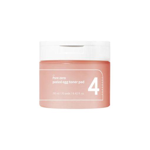 numbuzin No.4 Pore Zero Peeled Egg Toner Pad 70P - Glam Global UKnumbuzin