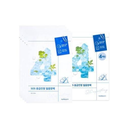 numbuzin No.4 SOS Icy Soothing Sheet Mask 10P - Glam Global UK