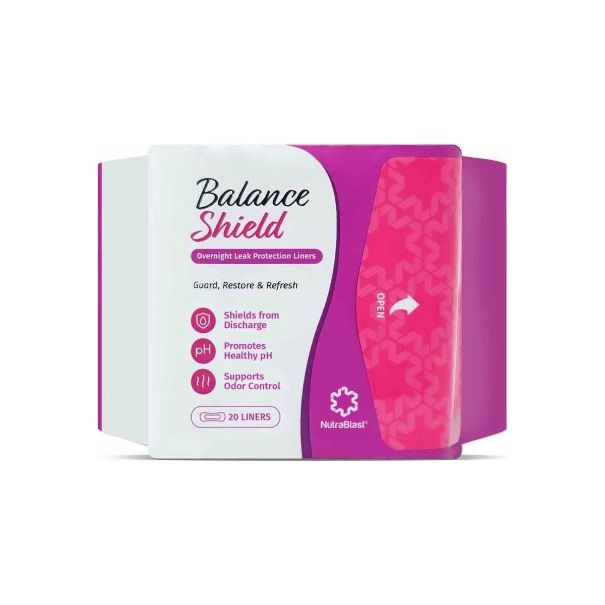 NutraBlast Balance Shield Panty Liners - Discharge & Odor - Proof Layers - Glam Global UK