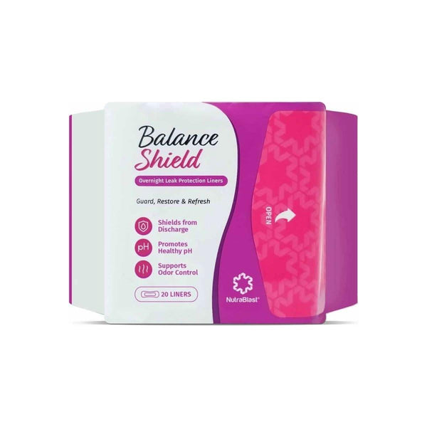NutraBlast Balance Shield Panty Liners - Discharge & Odor - Proof Layers - Glam Global UKNutraBlast