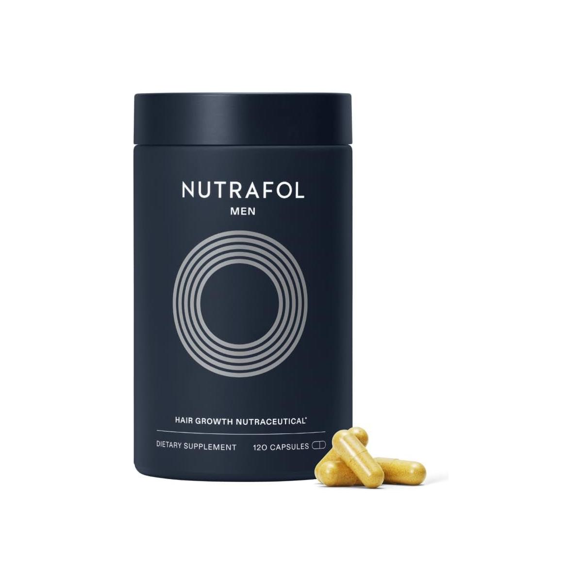 Nutrafol Men Hair Growth Supplements - 1 Month Supply (120 Capsules) - Glam Global UK
