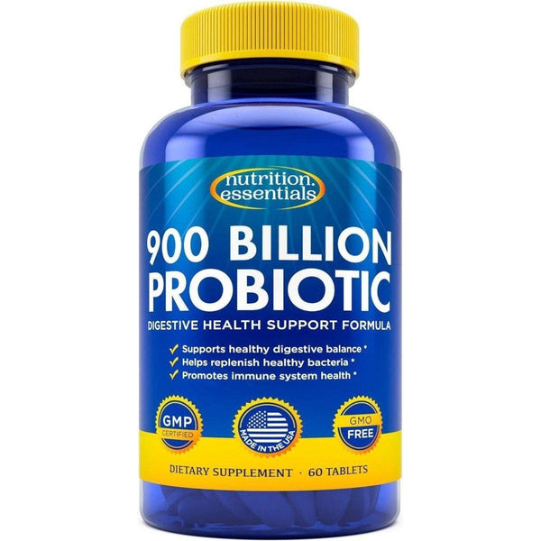 Nutrition Essentials 900 Billion Probiotics Vegan Raw Probiotic Formula - 60 Capsules - Glam Global UKNutrition Essentials