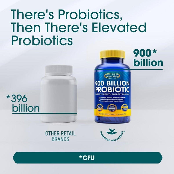 Nutrition Essentials 900 Billion Probiotics Vegan Raw Probiotic Formula - 60 Capsules - Glam Global UKNutrition Essentials
