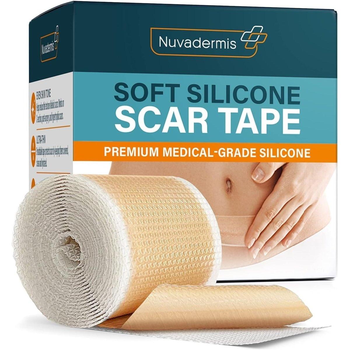 NUVADERMIS Soft Silicone Scar Tape - 1 Pack - Glam Global UK