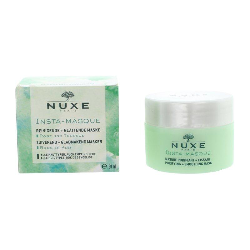 Nuxe Face Mask Insta - Masque Purifying Smoothing Mask 50ml Rose & Clay - Glam Global UK