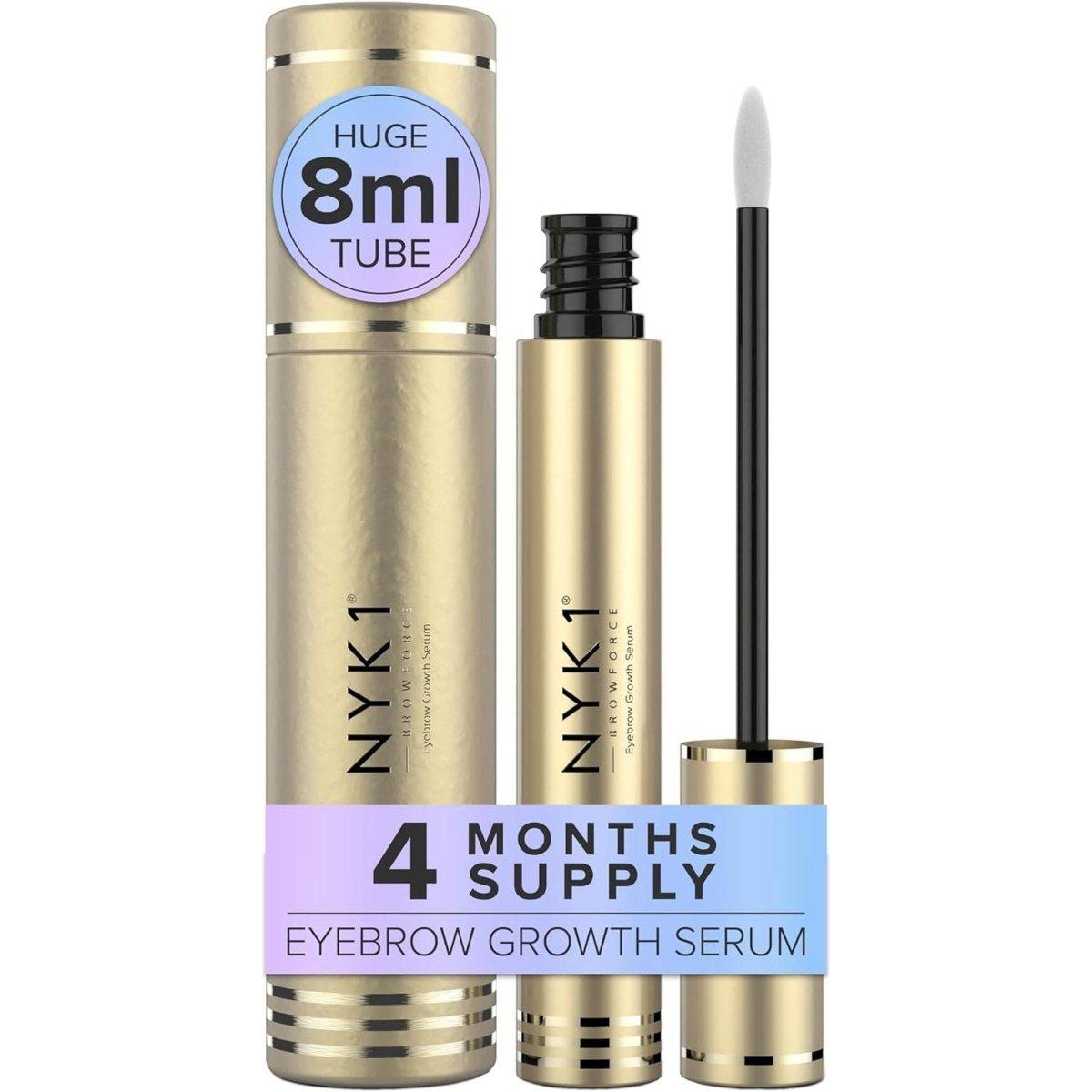 NYK1 BrowForce Eyebrow Growth Serum 8 ml - Glam Global UK