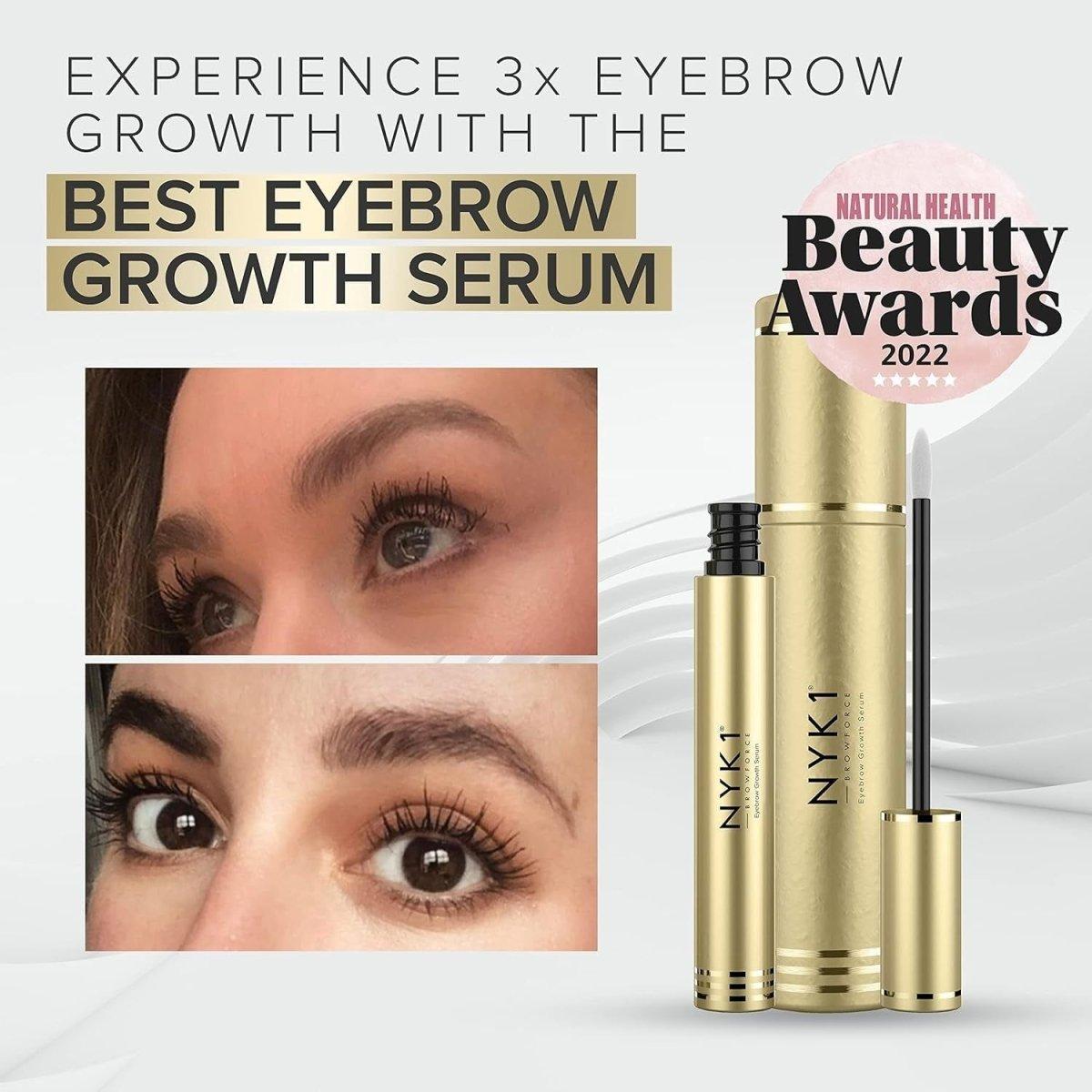 NYK1 BrowForce Eyebrow Growth Serum 8 ml - Glam Global UK