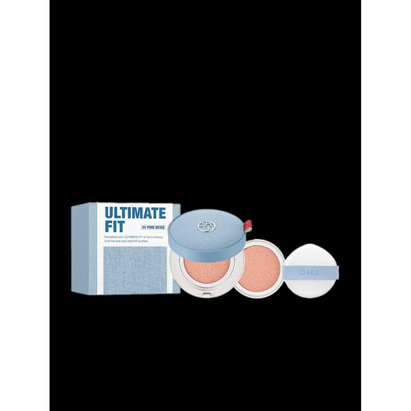 O HUI Ultimate Fit Tone Up Jean Cushion 15g x 2ea (SPF 35/PA++) #Pink Beige - Glam Global UKO HUI