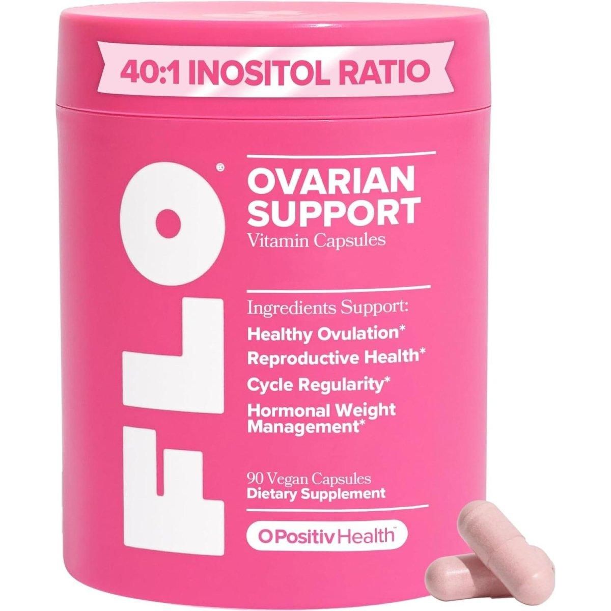 O Positiv FLO Ovarian Health Vitamin Capsules - 30 Count - Glam Global UK