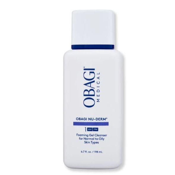 Obagi Nu-Derm Foaming Gel Cleanser – 198ml | Deep-Cleansing Gel Face Wash for Oily & Combination Skin