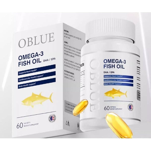 OBLUE OMEGA - 3 Fish Oil - Glam Global UKOBLUE