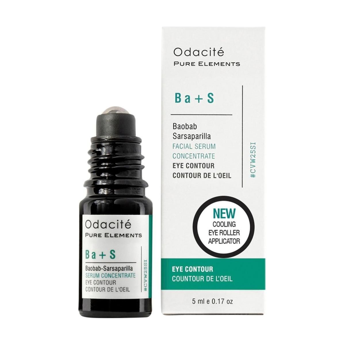 Odacité Ba+S Baobab + Sarsaparilla Eye Contour Serum Concentrate Roller - 5ml - Glam Global UK