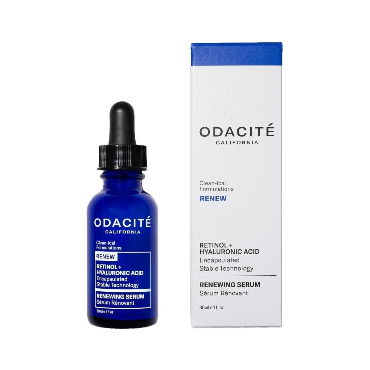 Odacité Retinol and Hyaluronic Acid Renewing Serum - 30ml - Glam Global UK