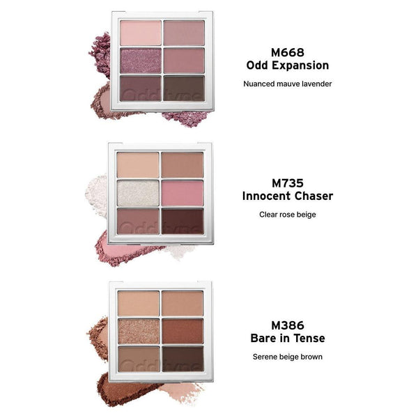 Oddtype Mute Sleek Eye Palette | Silky Matte & Shimmer Shades - Glam Global UKOddtype