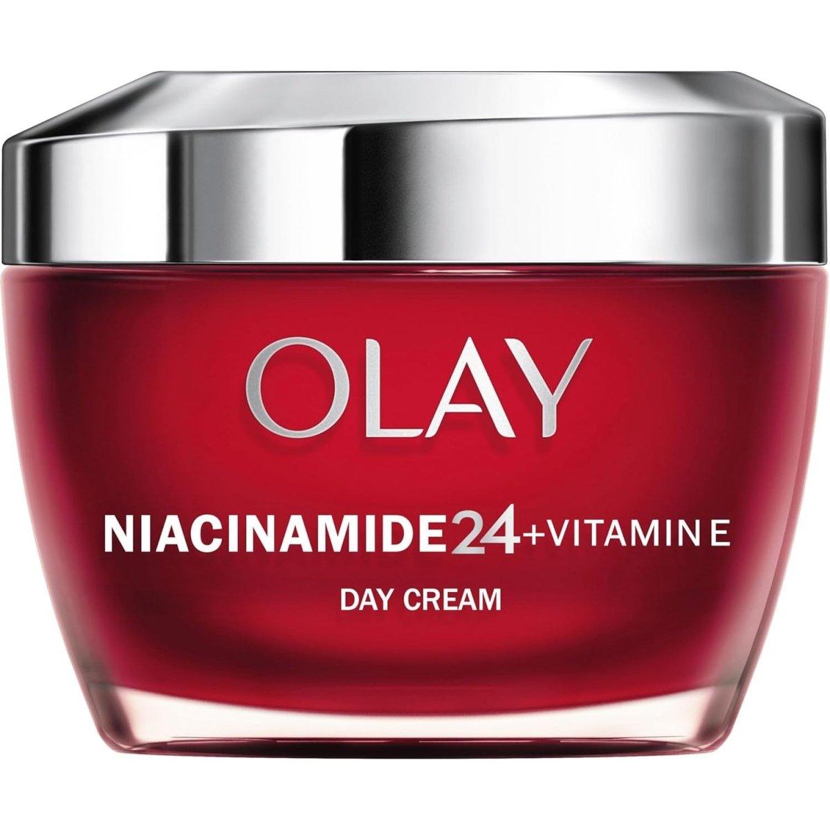 Olay Niacinamide 24 + Vitamin E Moisturiser, Day Cream - 50ml - Glam Global UK