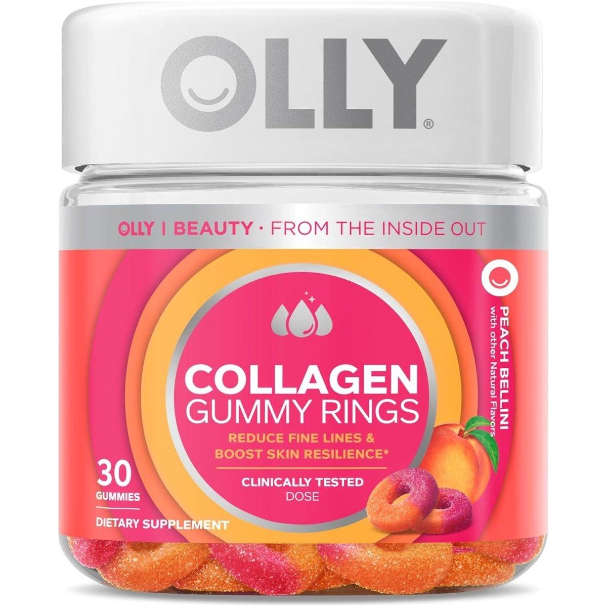 OLLY Collagen Gummy Rings 30 Count - Glam Global UK
