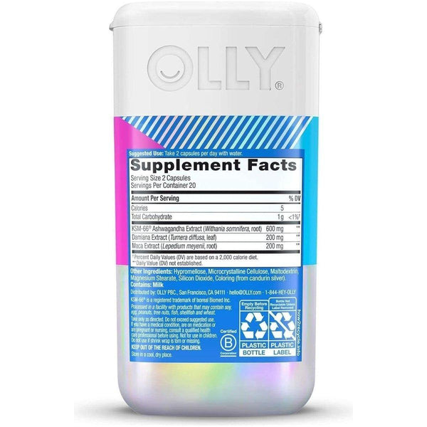 OLLY Lovin' Libido Capsules - 40 Count Supplement for Women’s Desire & Arousal Support - Glam Global UKOLLY