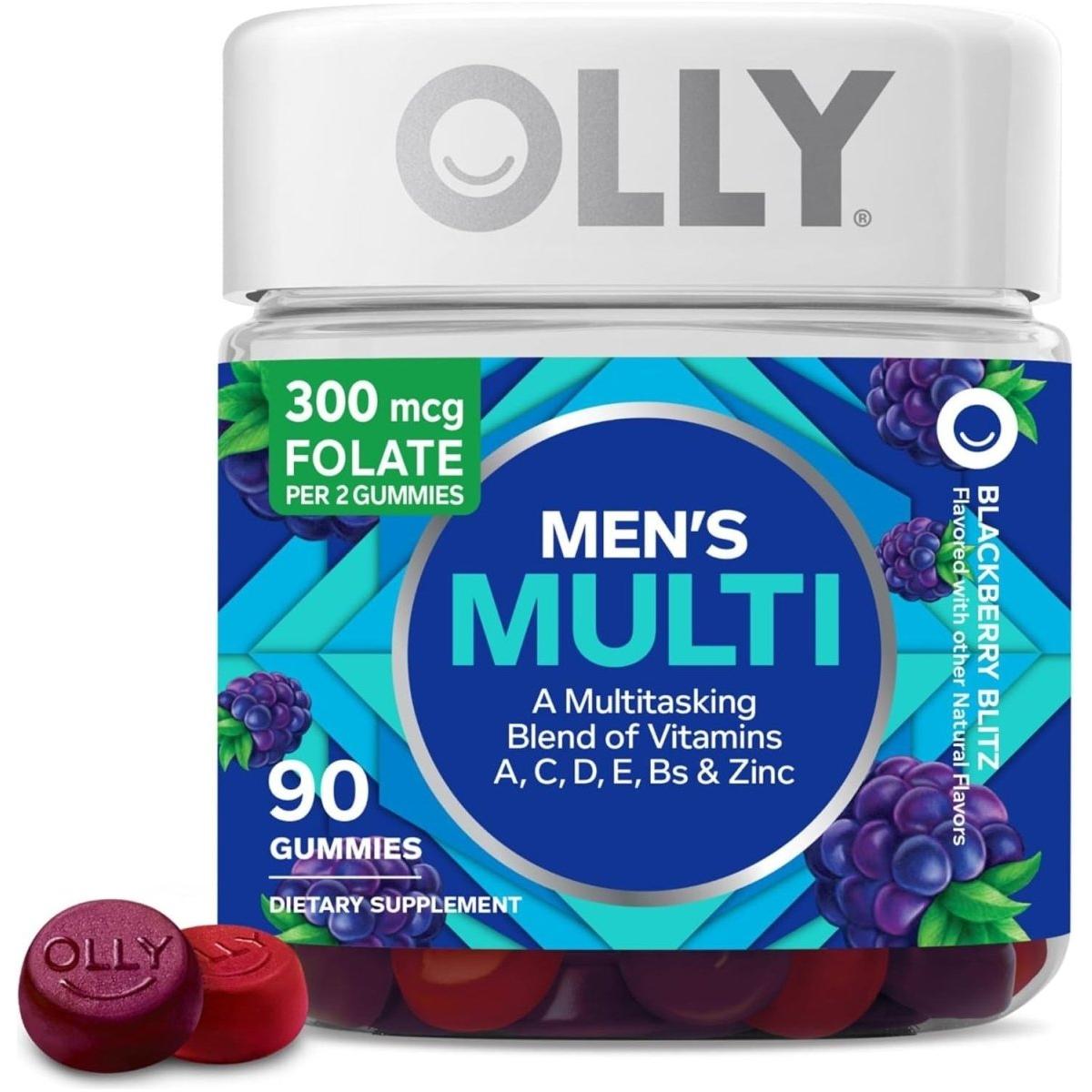 OLLY Mens Multivitamin Gummy, 45 Day Supply - 90 Count - Glam Global UK