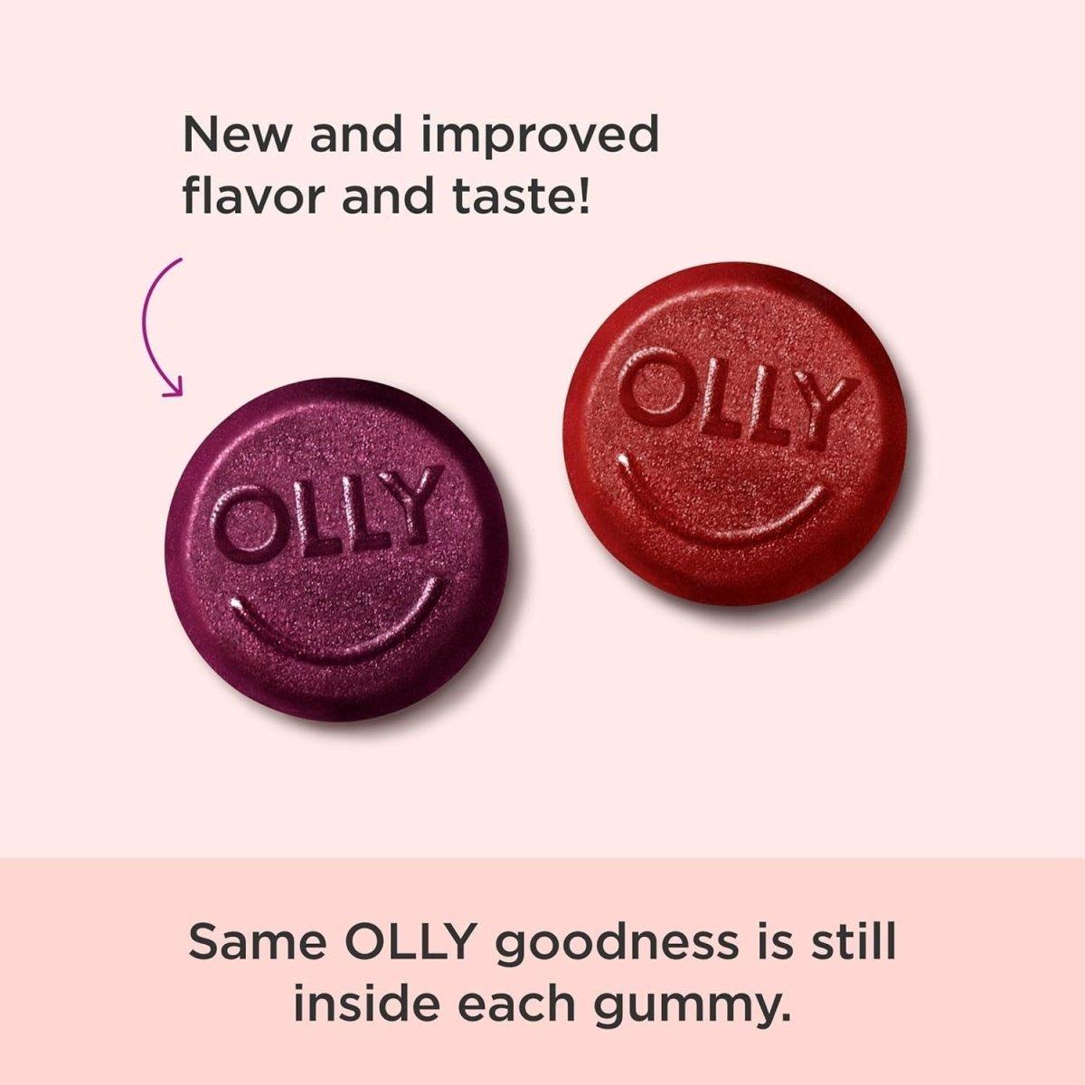 OLLY Women's Multivitamin Gummy Berry Flavor, 65 Day Supply - 130 Count - Glam Global UK