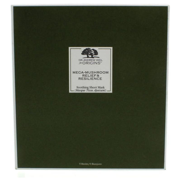 Origins Dr Andrew Weil Mega - Mushroom Relief & Resilience Soothing Sheet Mask x 6 - Glam Global UKOrigins