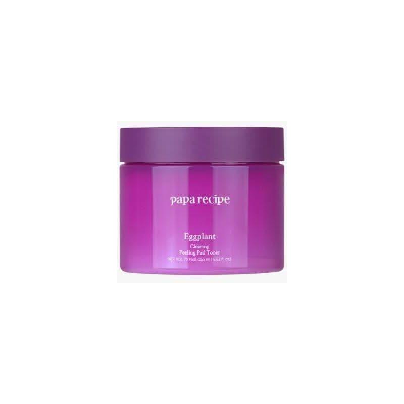 papa recipe Eggplant Clearing Peeling Pad Toner 255ml(70 Pads) - Glam Global UKpapa recipe