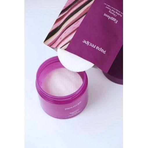 papa recipe Eggplant Clearing Peeling Pad Toner 255ml(70 Pads) - Glam Global UKpapa recipe