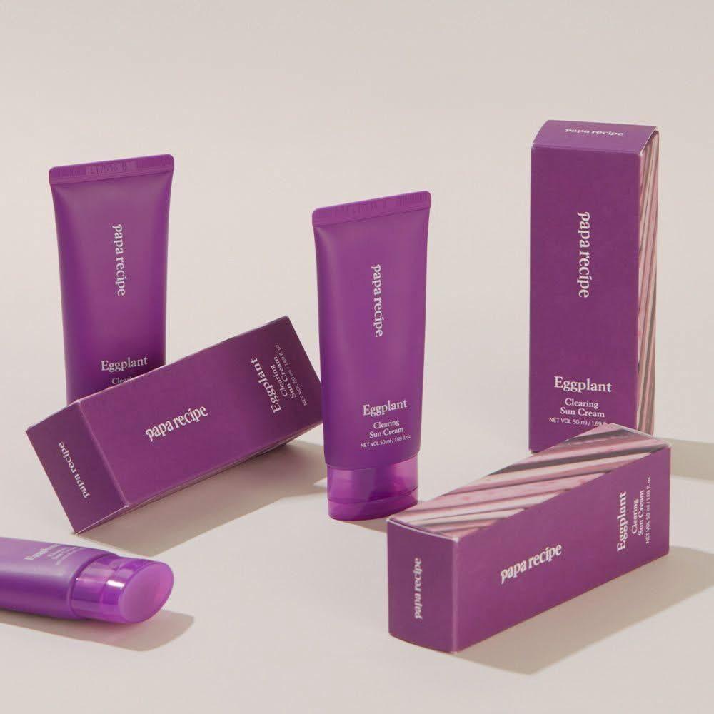 papa recipe Eggplant Clearing Sun Cream 50ml (SPF 50+ PA++++) - Glam Global UKpapa recipe