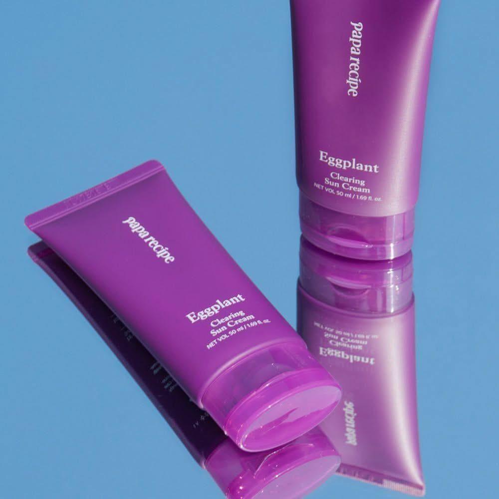 papa recipe Eggplant Clearing Sun Cream 50ml (SPF 50+ PA++++) - Glam Global UKpapa recipe