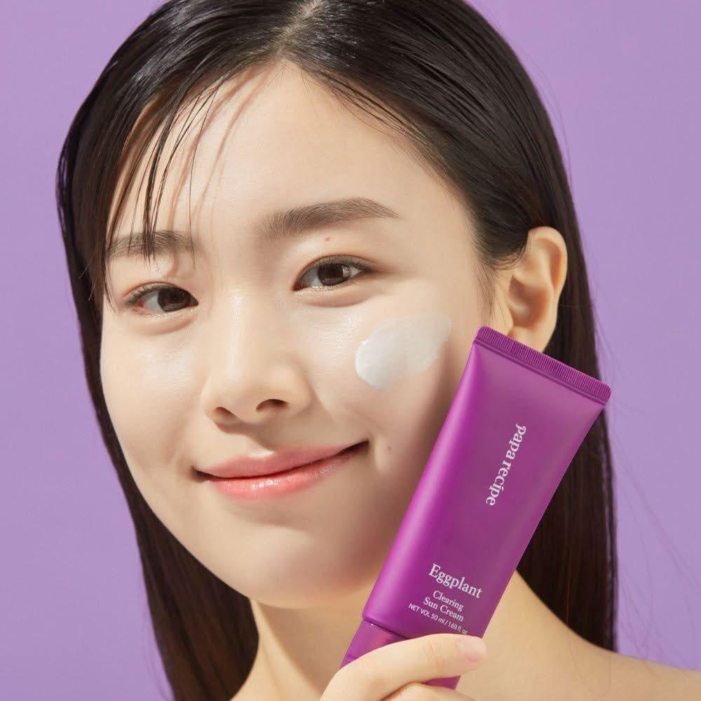 papa recipe Eggplant Clearing Sun Cream 50ml (SPF 50+ PA++++) - Glam Global UKpapa recipe