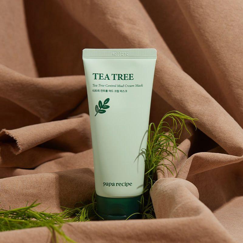 papa recipe Tea Tree Control Mud Cream Mask 100ml - Glam Global UK