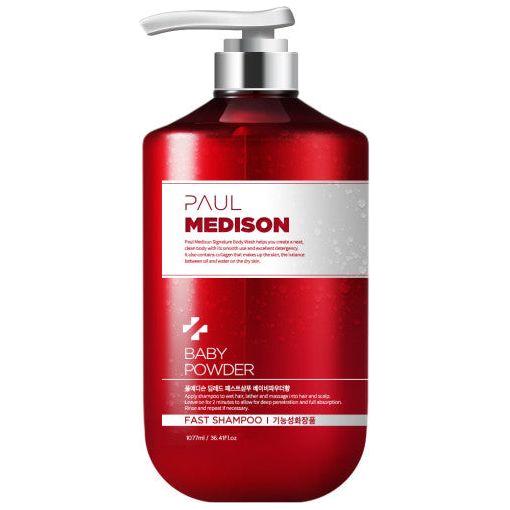 PAUL MEDISON Deep Red Fast Hair Loss Shampoo 1077ml #Baby Powder - Glam Global UK