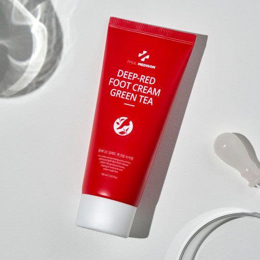 PAUL MEDISON Deep - red Foot Cream Green Tea 100ml - Glam Global UKPAUL MEDISON