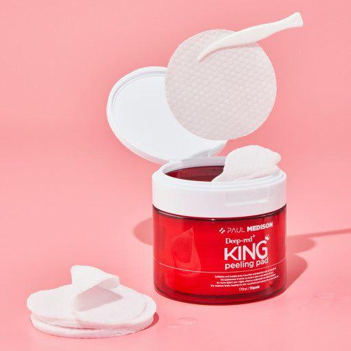 PAUL MEDISON Deep Red King Peeling Pad 170ml (70ea) | Exfoliation & Pore Care - Glam Global UKPAUL MEDISON