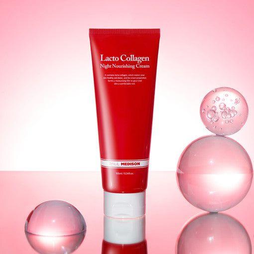 PAUL MEDISON Lacto Collagen Night Nourishing Cream 155ml - Glam Global UK