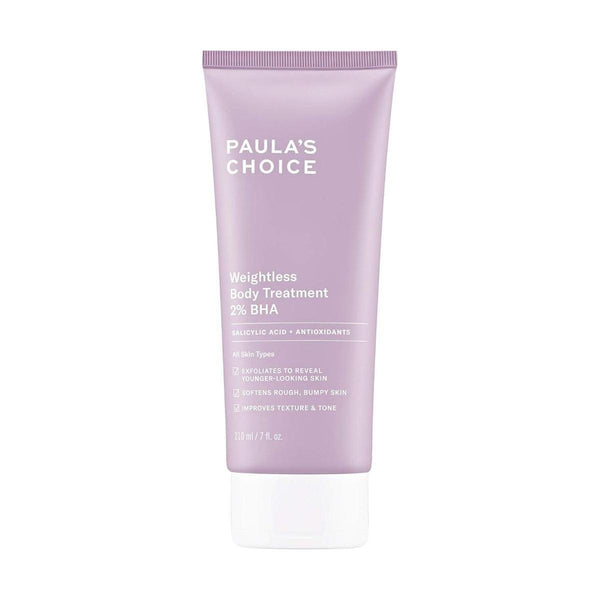 Weightless Body Treatment 2% BHA, Salicylic Acid Exfoliant, Moisturizer for Keratosis Pilaris (KP) Prone Skin & Clogged Pores, Fragrance - Free & Paraben - Free, 7 Ounces - Glam Global UKPaula's Choice