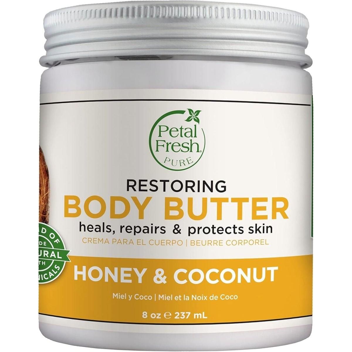 Petal Fresh Restoring Body Butter with Honey, Coconut Oil and Shea - 237ml - Glam Global UK