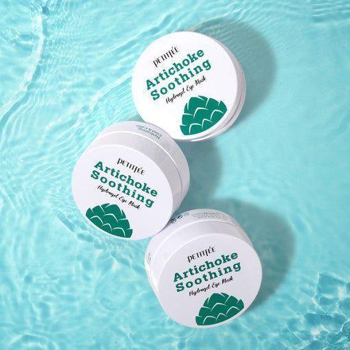 PETITFEE Artichoke Soothing Hydrogel Eye Mask 80g (60 Patches) - Glam Global UKPETITFEE