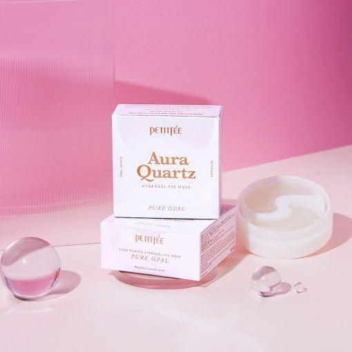 PETITFEE Aura Quartz Eye Mask Pure Opal 80g (40 Patches) - Glam Global UK