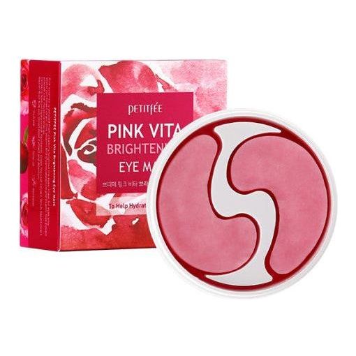 PETITFEE Pink Vita Brightening Eye Mask 70g (60 Patches) - Glam Global UK