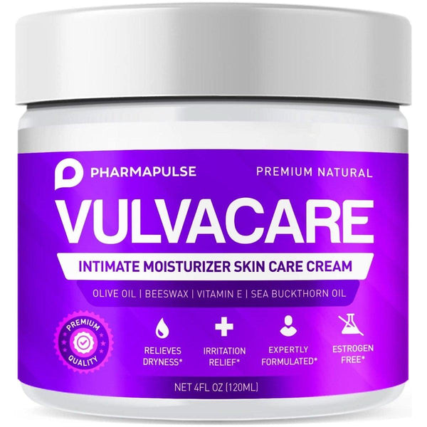 Pharmapulse Vulvacare Balm Cream - Relieves Dryness, Itching, Burning, Redness - 120ml - Glam Global UKPharmapulse